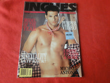 Load image into Gallery viewer, Vintage Adult Erotic Sexy Magazine Gay Interest Inches July 1991 JB26