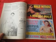 Load image into Gallery viewer, Vintage Adult Erotic Sexy Magazine Gay Interest Inches July 1991 JB26