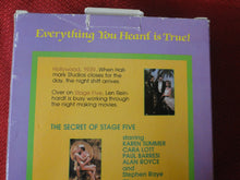 Load image into Gallery viewer, Vintage Adult XXX VHS Porn Tape Movie Hollywood Confidential Secret of Stage Five X3