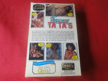 Load image into Gallery viewer, Vintage Adult XXX VHS Porn Tape Adult Video Movie Famous Ta Ta's Christy Canyon X33