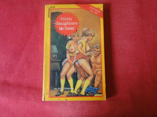 Load image into Gallery viewer, Vintage Adult Paperback Novel/Book Twin Daughters In Heat ROUGH PB5