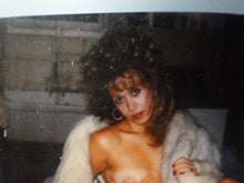 Load image into Gallery viewer, Vintage 1980s Erotic Sexy Polaroid Nude Woman Photo Hispanic Honey Hairy Bush AB12