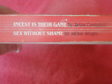 Load image into Gallery viewer, Vintage Adult Paperback Novel/Book Incest Is Their Game Beeline ROUGH PB5