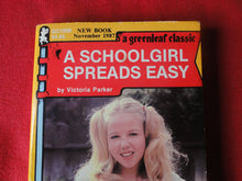 Load image into Gallery viewer, Vintage Sexy Erotic Adult Paperback Book/Novel Greenleaf A Schoolgirl Spreads Easy G2