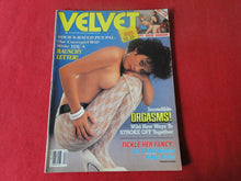 Load image into Gallery viewer, Vintage Nude Erotic Sexy Adult Magazine Velvet April 1986 CS