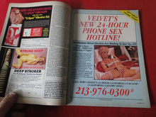 Load image into Gallery viewer, Vintage Nude Erotic Sexy Adult Magazine Velvet April 1986 CS