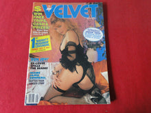 Load image into Gallery viewer, Vintage Nude Erotic Sexy Adult Magazine Velvet August 1988 CS