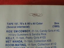 Load image into Gallery viewer, Vintage Adult XXX VHS Porn Tape Adult Video Movie Blue Vanities #197 70's & 80's NICE 25