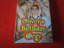 Load image into Gallery viewer, Vintage Adult Erotic Gay 18 Year Old + VHS Tape Oliver's Birthday Orgy V4