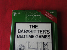 Load image into Gallery viewer, Vintage Adult Paperback Book/Novel Patch Pokets The Babysitter's Bedtime Games P91