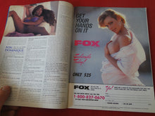 Load image into Gallery viewer, Vintage Nude Erotic Sexy Adult Magazine Fox September 1992 64