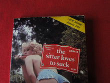 Load image into Gallery viewer, Vintage Adult Paperback Book/Novel Greenleaf The Sitter Loves To Suck P91
