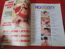 Load image into Gallery viewer, Vintage Nude Erotic Sexy Adult Magazine High Society June 1984 JB2