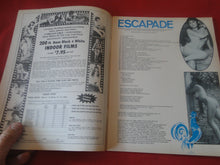 Load image into Gallery viewer, Vintage Nude Erotic Sexy Adult Magazine Escapade Sept. 1970 JB4a