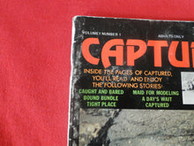 Load image into Gallery viewer, Vintage Nude Erotic Sexy Adult Magazine BDSM Captured V.1 #1 July 1977 JB25