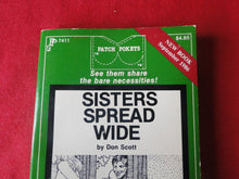 Load image into Gallery viewer, Vintage Adult Paperback Book/Novel Patch Pokets Sisters Spread Wide P14
