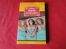 Load image into Gallery viewer, Vintage Erotic Adult Paperback Book/Novel Greenleaf Three Horny Granddaughters G4