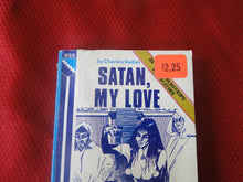 Load image into Gallery viewer, Vintage Erotic Porn Paperback Book/Novel Eros Goldstripe Satan, My Love 1972 G4
