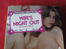 Load image into Gallery viewer, Vintage Adult Paperback Novel/Book Wife's Night Out X33