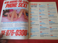 Load image into Gallery viewer, Vintage Nude Erotic Sexy Adult Magazine Velvet Talks July 1986 JB2