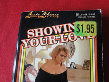 Load image into Gallery viewer, Vintage Adult Paperback Book/Novel Lusty Library Showing Your Love P14