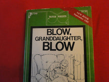 Load image into Gallery viewer, Vintage Adult Paperback Book/Novel Patch Pockets Blow, Granddaughter, Blow P54