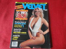 Load image into Gallery viewer, Vintage Nude Erotic Sexy Adult Magazine Velvet February 1983 P99