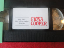 Load image into Gallery viewer, Vintage Adult XXX VHS Porn Tape Fiona Cooper Fay AZ09 BY