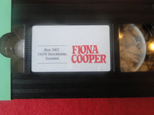 Load image into Gallery viewer, Vintage Adult XXX VHS Porn Tape Fiona Cooper Zoe A307 BY