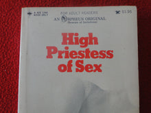 Load image into Gallery viewer, Vintage Erotic Adult Paperback Book/Novel High Priestess of Sex 1971 BS