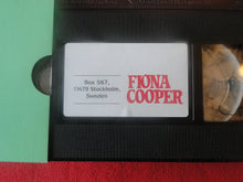 Load image into Gallery viewer, Vintage Adult XXX VHS Porn Tape Fiona Cooper Vereena X23 BY