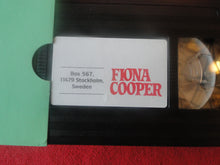Load image into Gallery viewer, Vintage Adult XXX VHS Porn Tape Fiona Cooper Caitlin Lian A454 BY