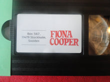 Load image into Gallery viewer, Vintage Adult XXX VHS Porn Tape Fiona Cooper Sarah A354 BY