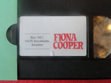 Load image into Gallery viewer, Vintage Adult XXX VHS Porn Tape Fiona Cooper Jackie V733 BY