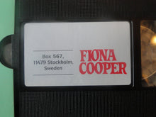 Load image into Gallery viewer, Vintage Adult XXX VHS Porn Tape Fiona Cooper Vereena X27 BY