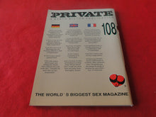 Load image into Gallery viewer, Vintage Nude Erotic Sexy Adult Magazine Private 108 1991 S1