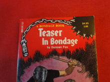 Load image into Gallery viewer, Vintage Erotic Adult Paperback Book/Novel Teaser In Bondage P55
