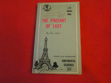 Load image into Gallery viewer, Vintage Erotic Adult Paperback Book/Novel The Pageant of Lust P55