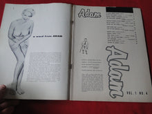 Load image into Gallery viewer, Vintage Nude Erotic Sexy Adult Magazine Adam V.1 #4 1957 JB13