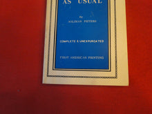 Load image into Gallery viewer, Vintage Adult Paperback Book/Novel Business As Usual P58