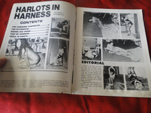 Load image into Gallery viewer, Vintage Nude Erotic Sexy Adult Magazine Harlots In Harness 1978 P54