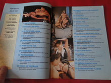 Load image into Gallery viewer, Vintage Nude Erotic Sexy Adult Magazine Cinema Blue July 1991 Diedre Holland JB64