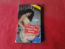 Load image into Gallery viewer, Vintage Erotic Adult Paperback Book/Novel Sister Eager For More ROUGH PB3