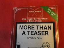 Load image into Gallery viewer, Vintage Adult Paperback Book/Novel Patch Pokets More Than A Teaser P58