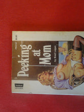 Load image into Gallery viewer, Vintage Erotic Adult Paperback Book/Novel Peeking At Mom Greenleaf ROUGH PB3