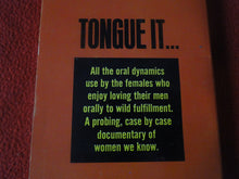 Load image into Gallery viewer, Vintage Erotic Adult Paperback Book/Novel Tongue It 1971 X3