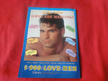 Load image into Gallery viewer, Vintage Adult Erotic Sexy Magazine Gay Interest Obsessions November 1994 U1
