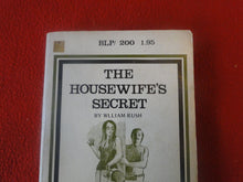 Load image into Gallery viewer, Vintage Erotic Adult Paperback Book/Novel The Housewife's Secret 1973 X3