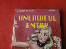 Load image into Gallery viewer, Vintage Erotic Adult Paperback Book/Novel Damsels of Pain Unlawful Entry PB2