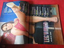 Load image into Gallery viewer, Vintage Nude Erotic Sexy Adult Magazine Leg World March 2008 P52